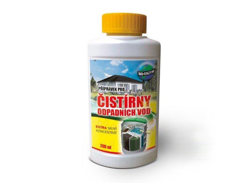 Bioenzym pro čistírny odpadních vod - extra silný koncentrát (200 ml)